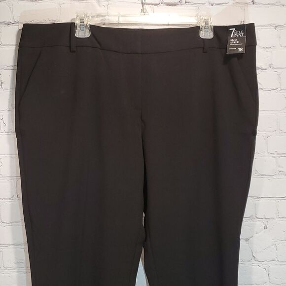 New York and Company black plus size slim ankle pants NWT - Picture 2 of 9
